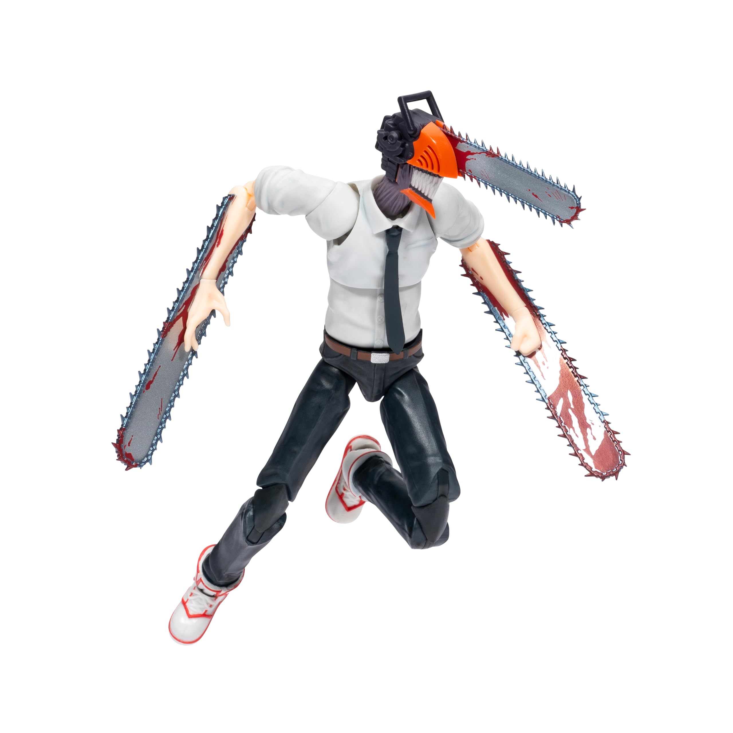 Total Anime Chainsaw Man - 6.5-Inch Action Figure with Alternate Heads, Arms & Swappable Mouthpiece 1
