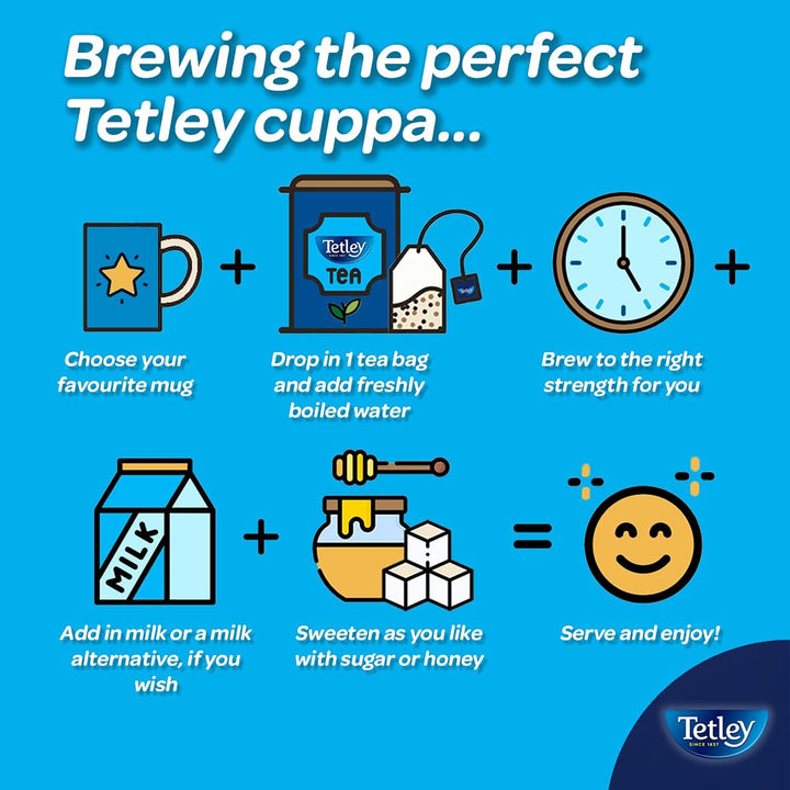 Tetley Enveloped Variety Pack 90 Tea Envelopes