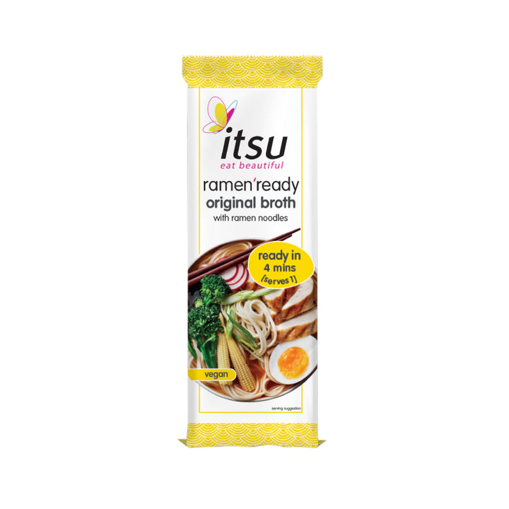 Itsu - Ramen Ready Noodles 86g | Spicy Broth | Authentic Japanese Flavour | Pack of 6