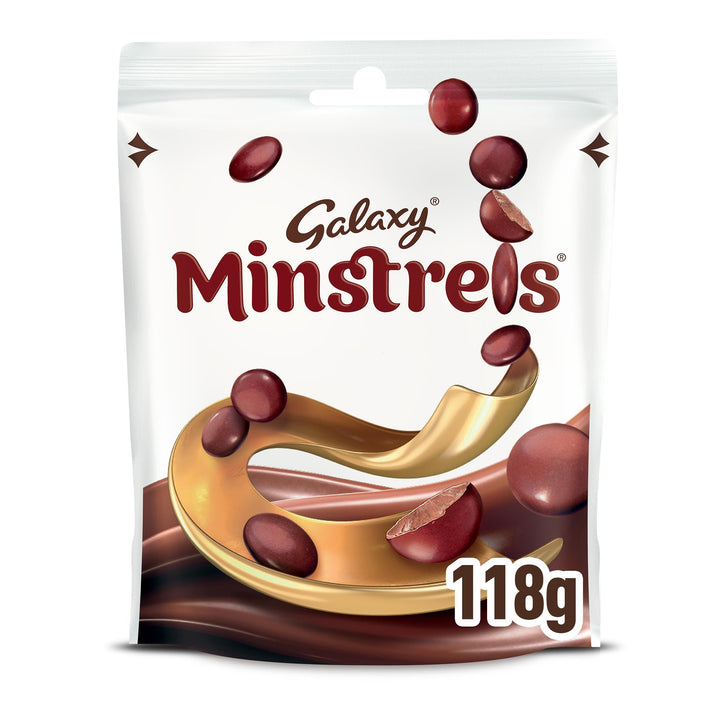 Galaxy Minstrels Milk Chocolate Pouch Bag 118g