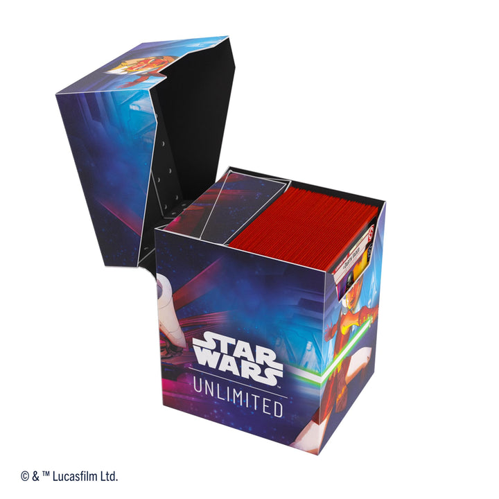Gamegenic Star Wars Unlimited Soft Crate - Deck Box with Token Storage for Ahsoka Tano & General Grievous