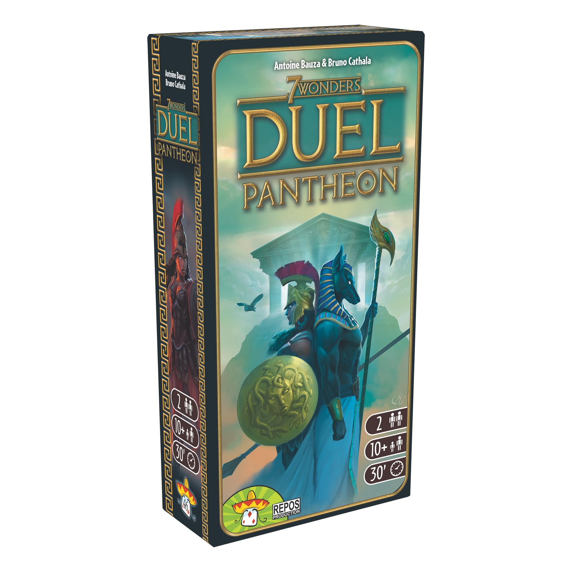 Repos Production 7 Wonders Duel Pantheon Erweiterungsbrettspiel
