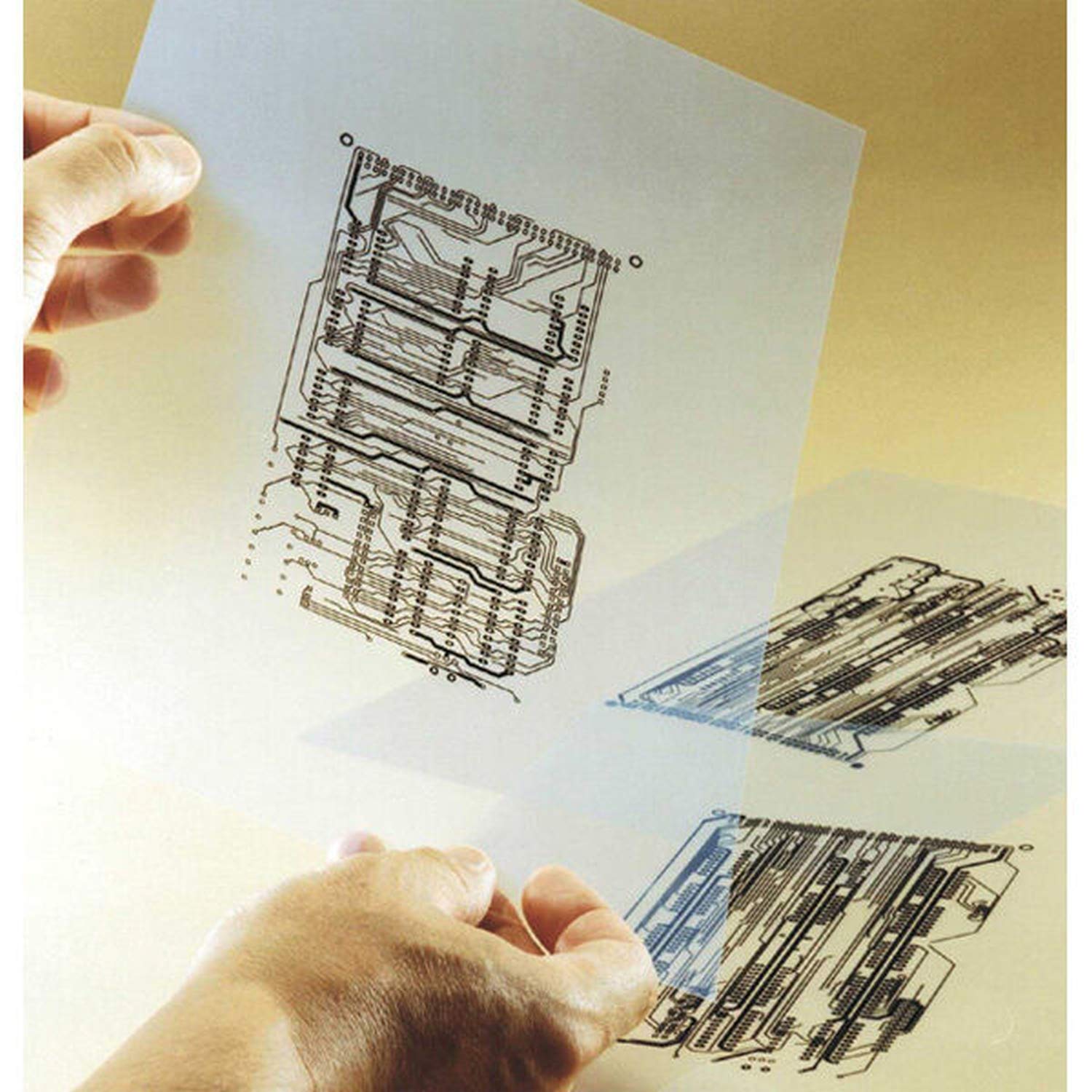 Habercrafts Universal Inkjet Transparency Film - A4 Clear OHP Sheets | 120gsm | 10 Pack 5