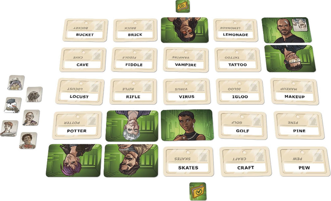 Czech Games Codenames Duet Board Game | Cooperative Word Game for 2 Players | Ages 11 and Up