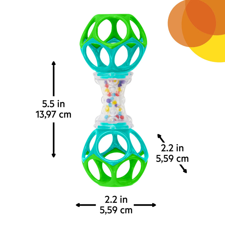 Bright Starts Easy-Grasp Oball Bundle Gift Set - Grasp The Day, Shaker & Classic Ball