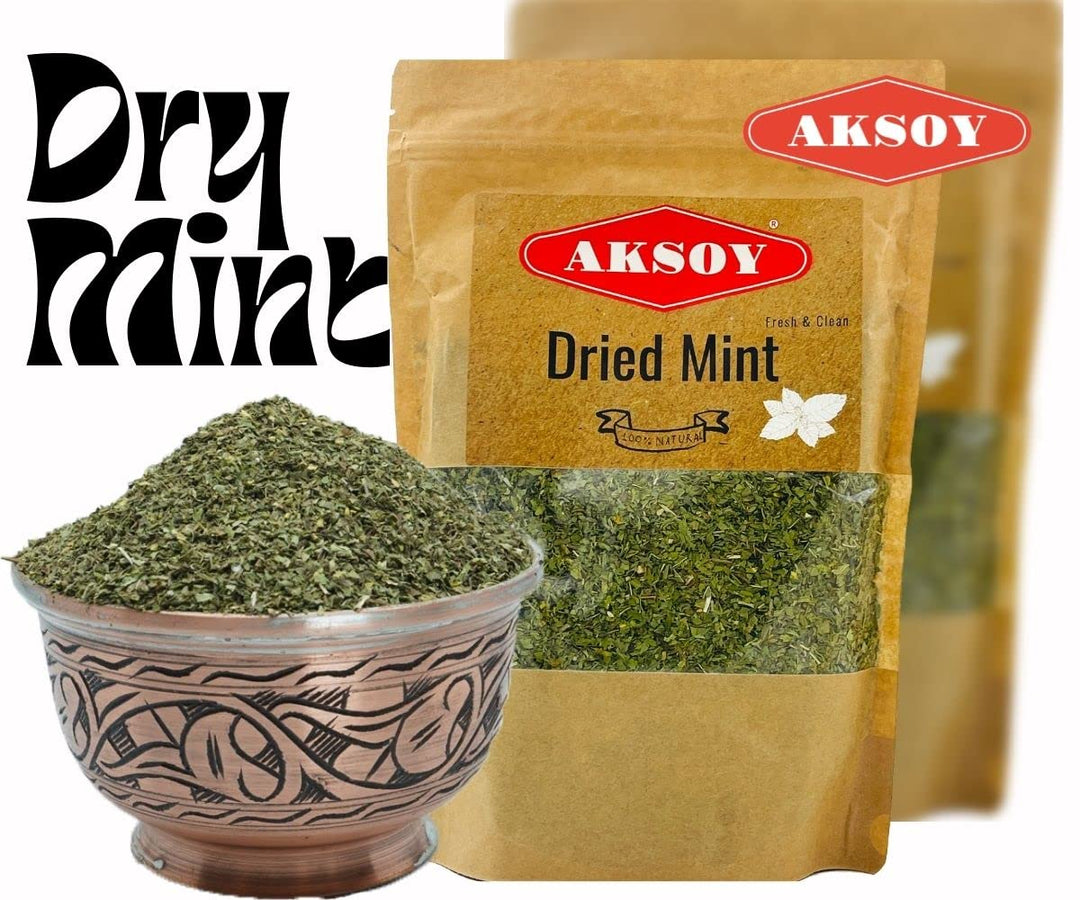 Aksoy Mint Peppermint Leaves 250g - Premium Dried Mint Leaves