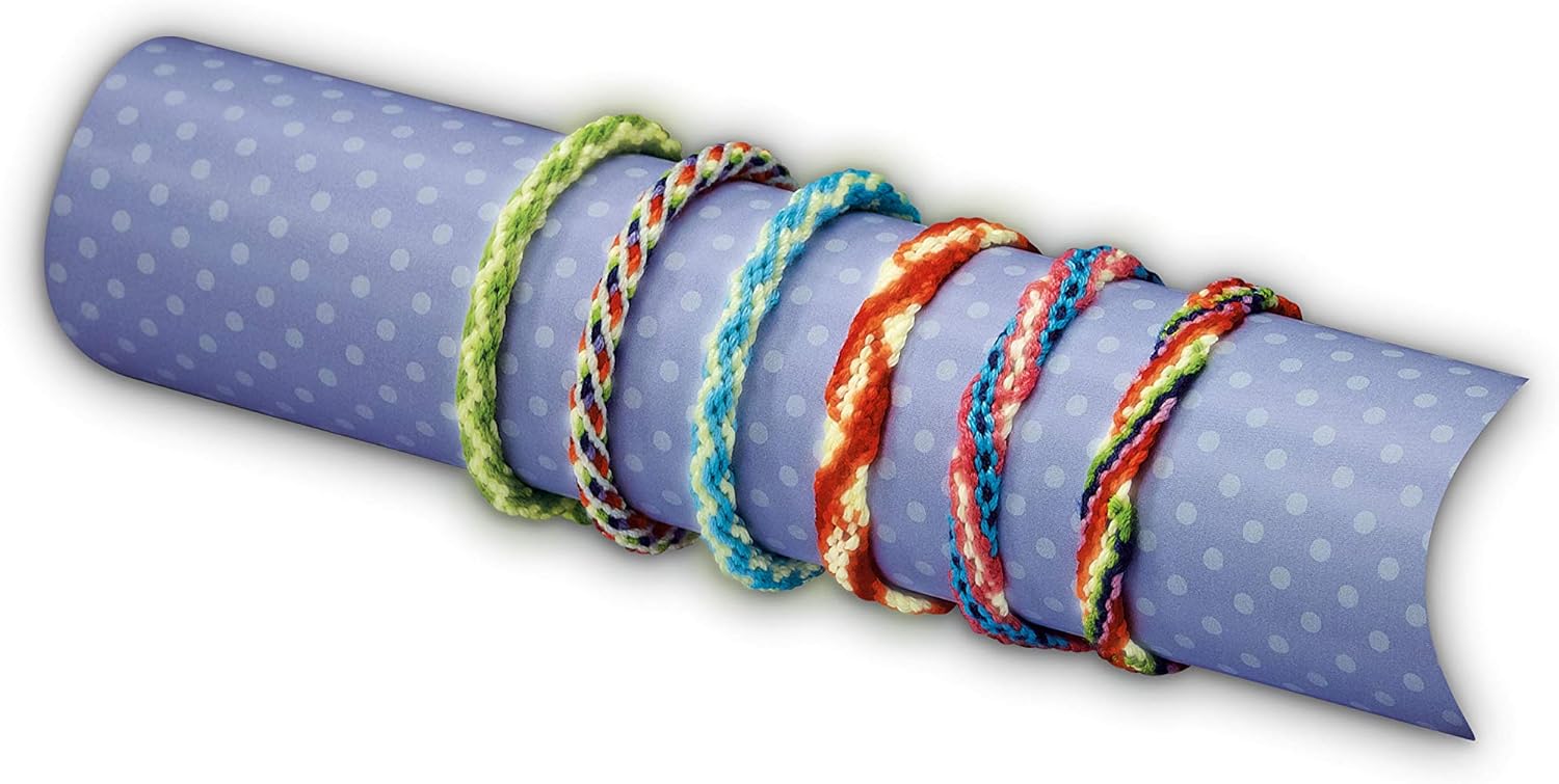 4M Friendship Bracelet Making Kit - Glow in the Dark Craft for Kids 5+ 4
