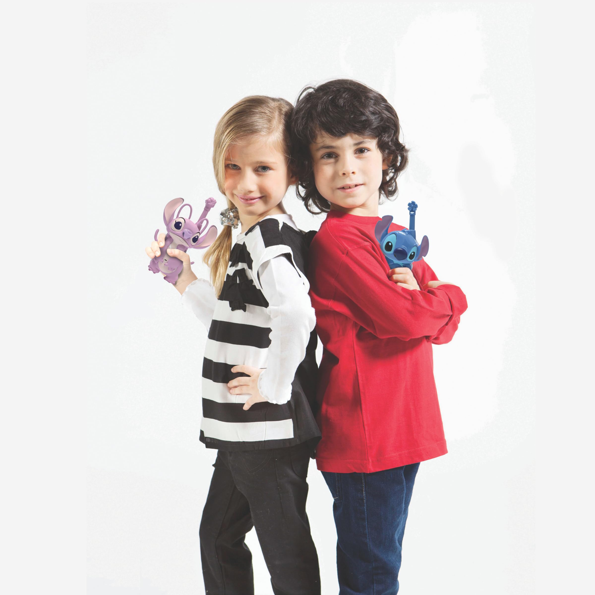 Lexibook Disney Stitch and Angel 3D Walkie-Talkies - 500m Range, 2-Pack 4