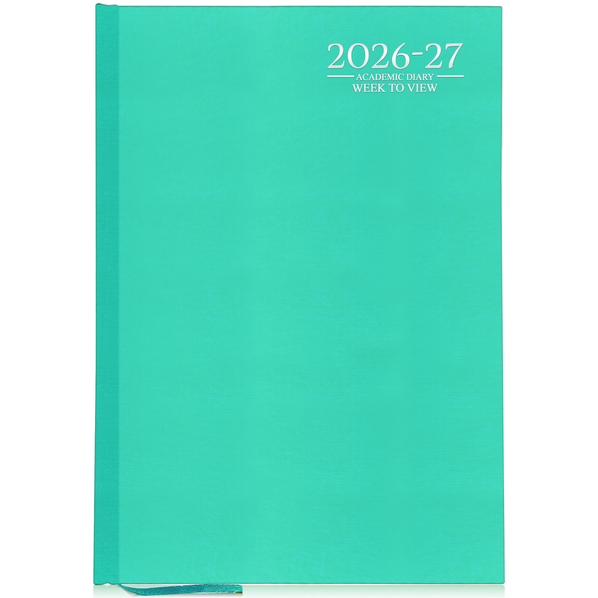 G4GADGET 2026-2027 Academic Diary - A5 Week To View, Teal Hardback 1
