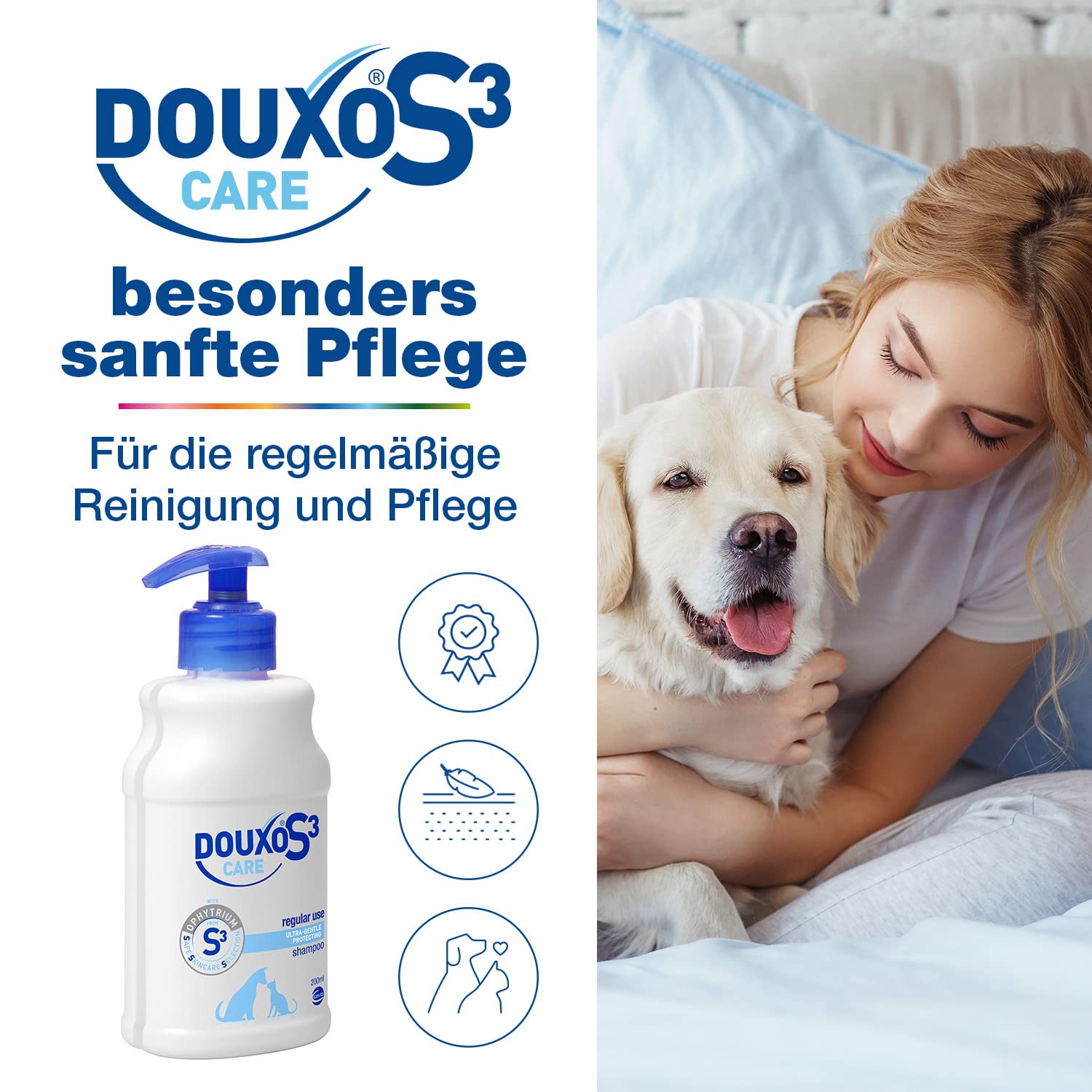 Douxo S3 Care Shampoo - Ultra-Gentle, Hydrating, Detangling | 200 ml 2