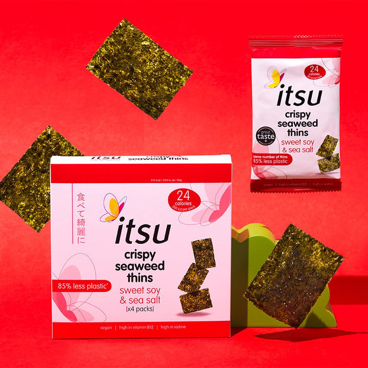 Itsu - Sweet Soy & Sea Salt Crispy Seaweed Thins 32-Pack