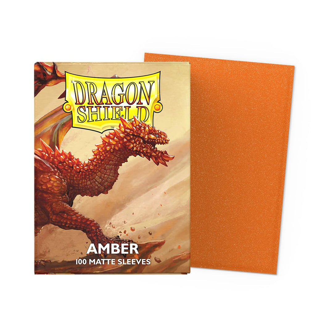 Dragon Shield Matte Amber Card Sleeves (100 Count)