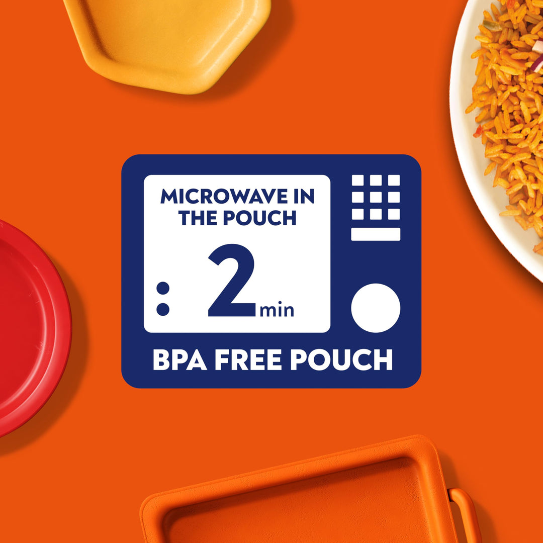 Ben's Original Mixed Pepper Microwave Rice, 6 x 220g Pouches