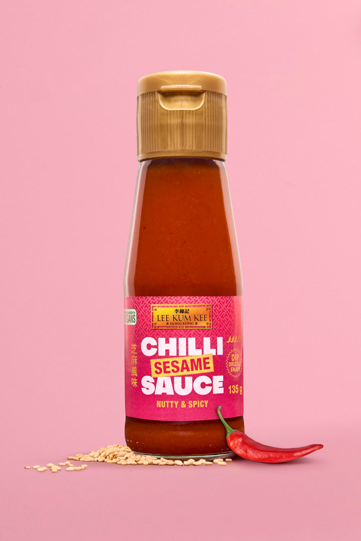 Lee Kum Kee Chilli Sauce Set – 3-Pack (Yuzu 140g, Sesame 135g, Makrut Lime Leaf 135g)