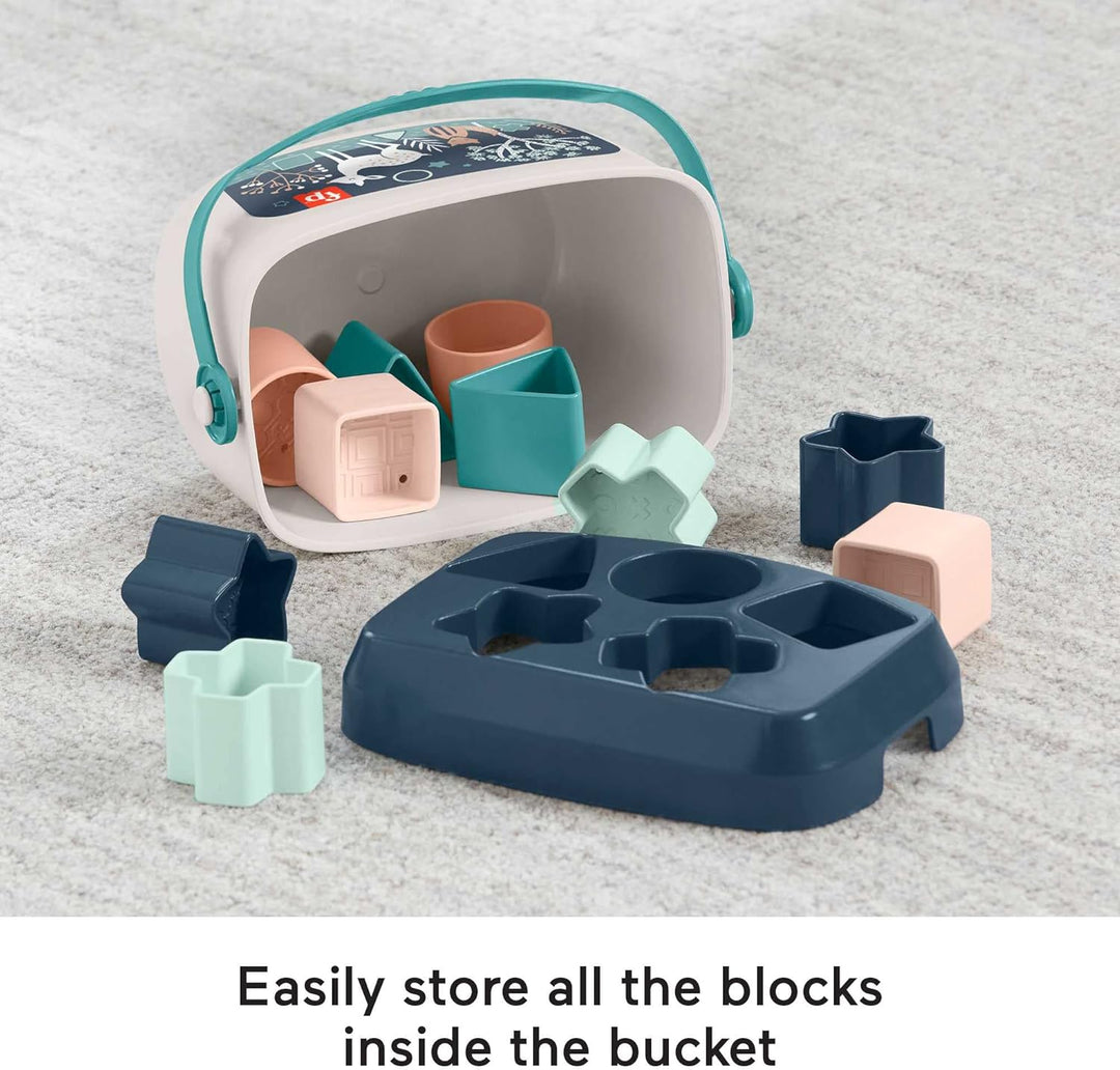 Fisher-Price Baby's First Blocks - Stack, Sort & Learn Playset for Babies 6m+