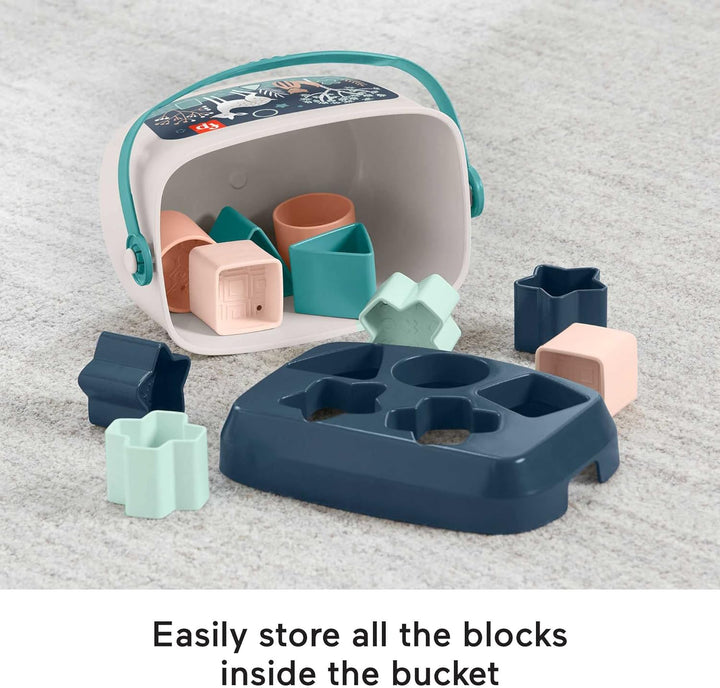 Fisher-Price Baby's First Blocks - Stack, Sort & Learn Playset for Babies 6m+