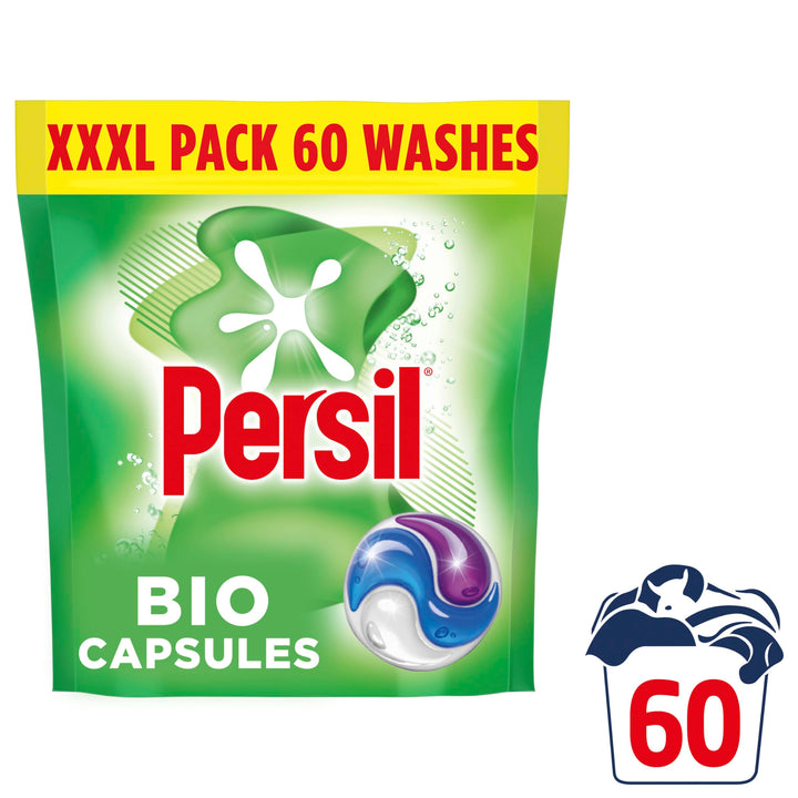 Persil - Bio 3 in 1 Washing Capsules, 60 Washes