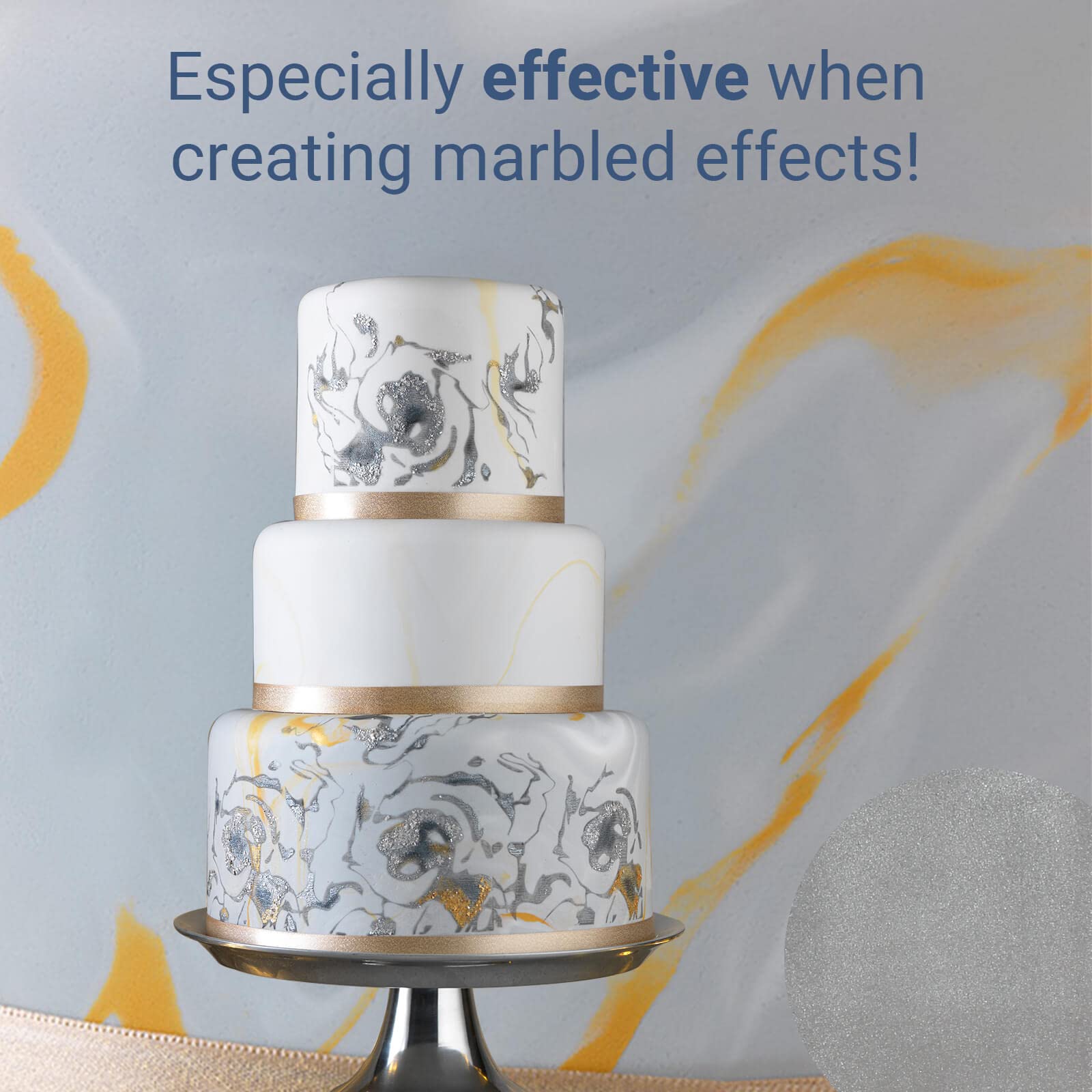 House of Cake Metallic Silver Edible Sugar Paste Fondant Icing | 100g 4