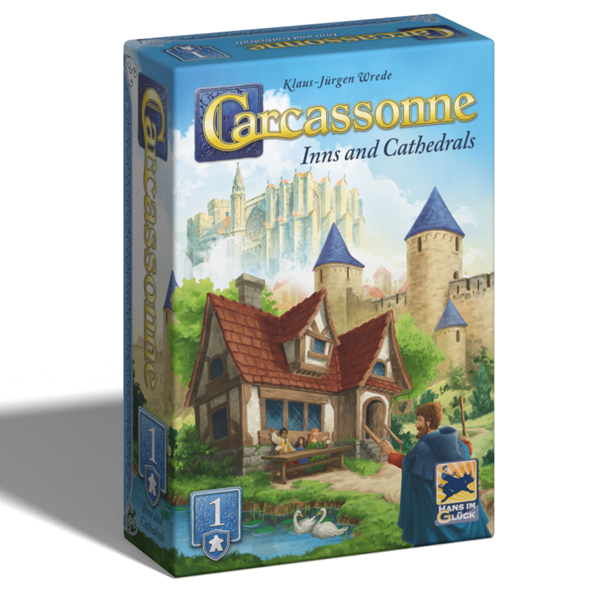 Hans im Glück Carcassonne: Inns & Cathedrals Expansion 1 Refresh Board Game 1