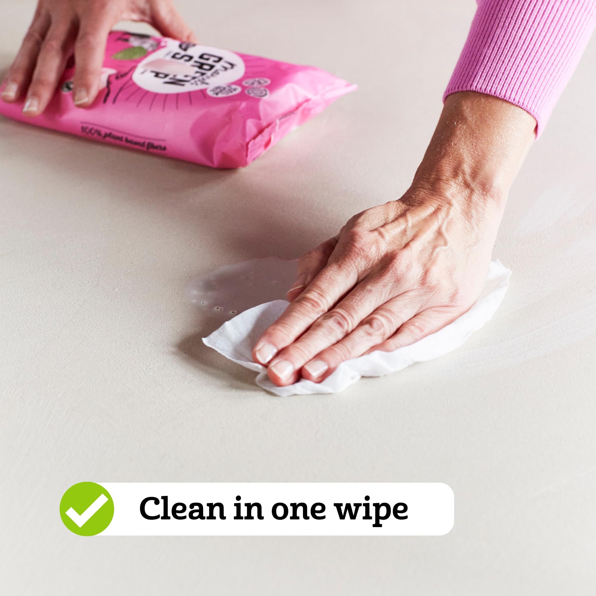 Marcel's Green Soap Hygienic Cleaning Wipes - Patchouli & Cranberry Scent | 60 Count | Alcohol-Based 4