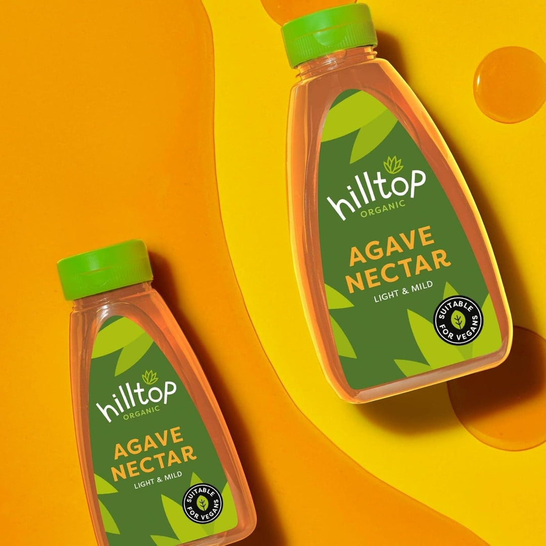 Hilltop Honey - Organic Agave Nectar Squeezy Bottle 330g