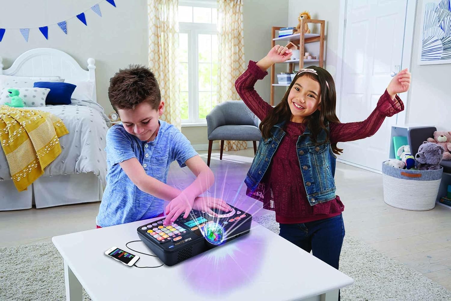 VTech Kidi DJ Mix - Electronic Music Toy for Kids with Lights & Bluetooth 2