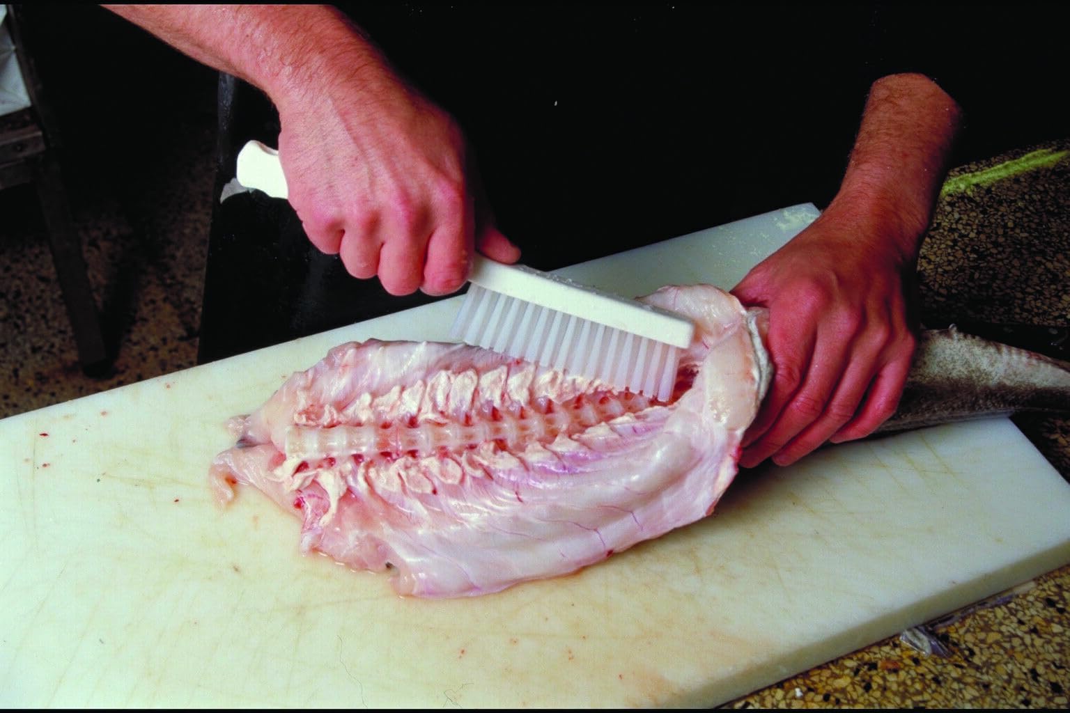 Vikan - 41953 Slim Stiff Bristle Hand Brush for Washing & Sweeping 6