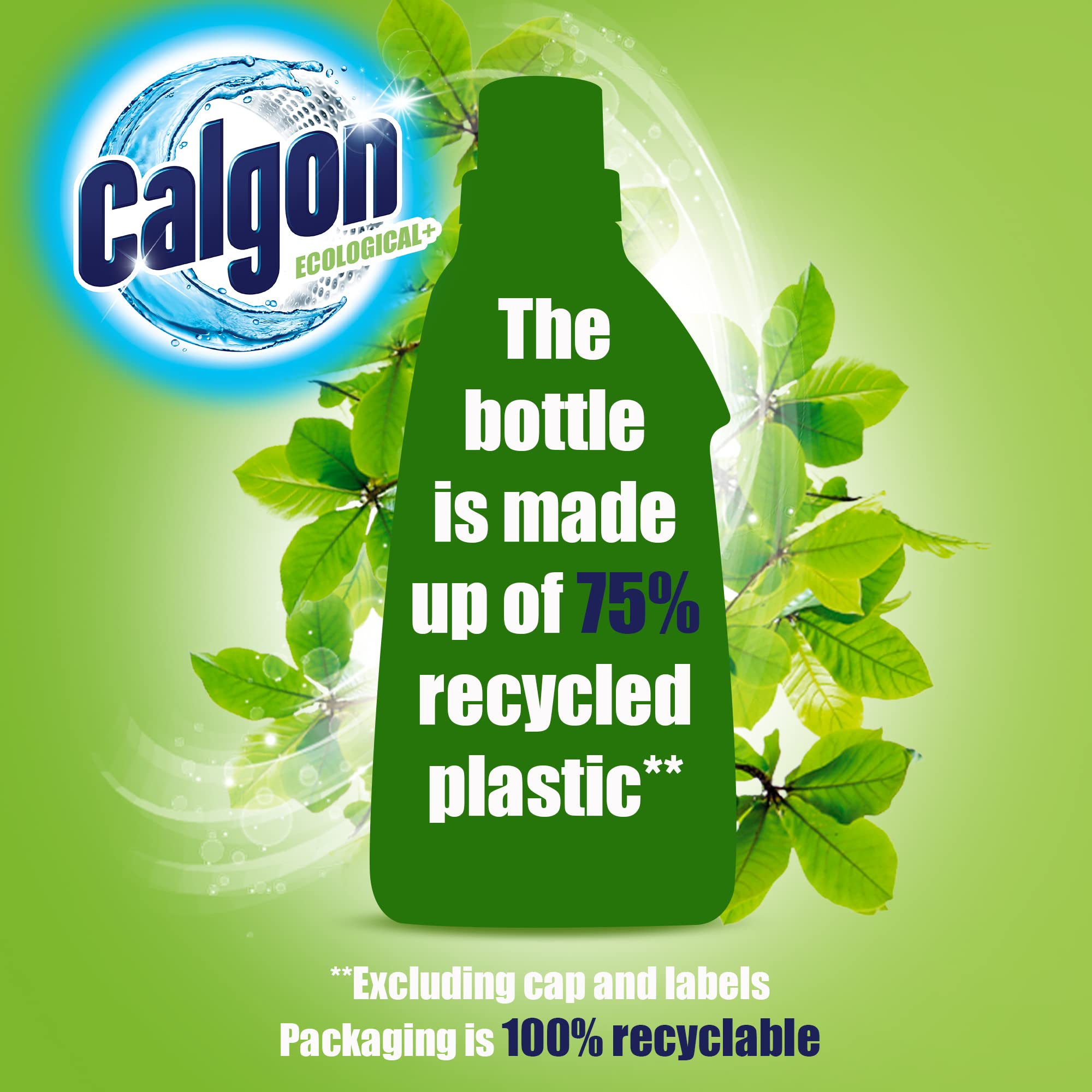 Calgon - Washing Machine Softener Gel Ecological+, 98% Natural Origin, Limescale & Odour Prevention 6