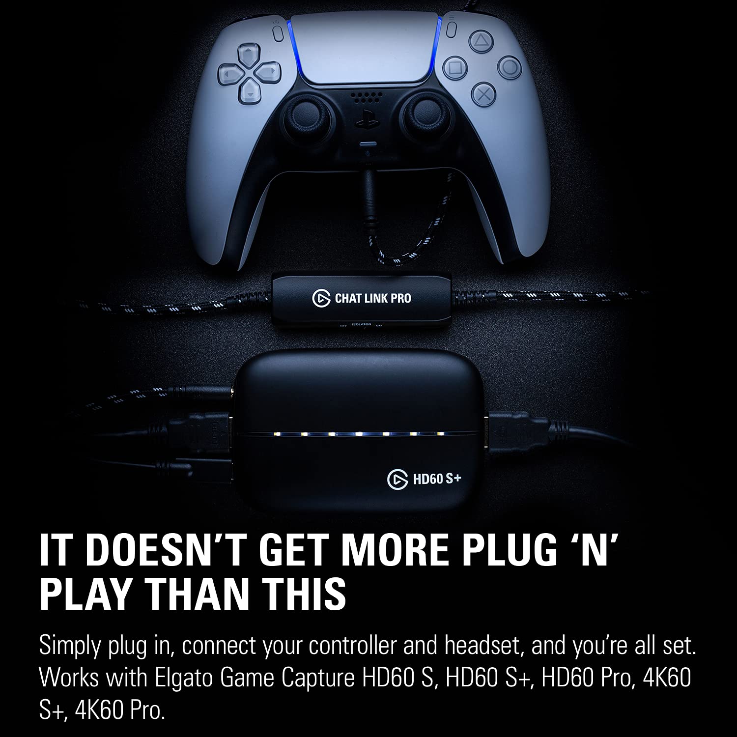 Elgato Chat Link Pro - Audio Adapter, for PS5, PS4, Nintendo Switch, Captur 5
