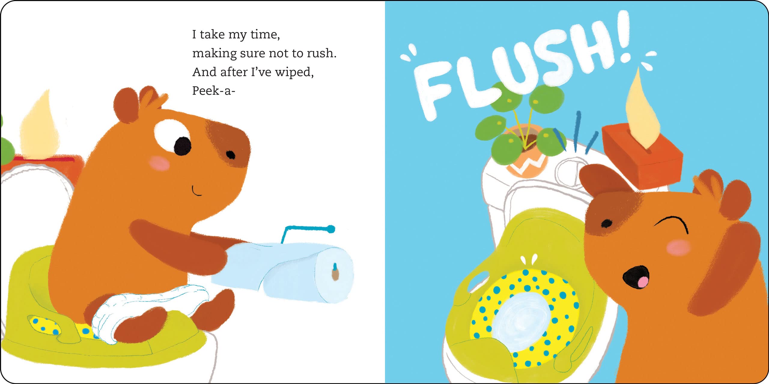 Peter Pauper Press Peek-a-Poo! I Can Potty and So Can You! Board Book for Ages 2+ 7