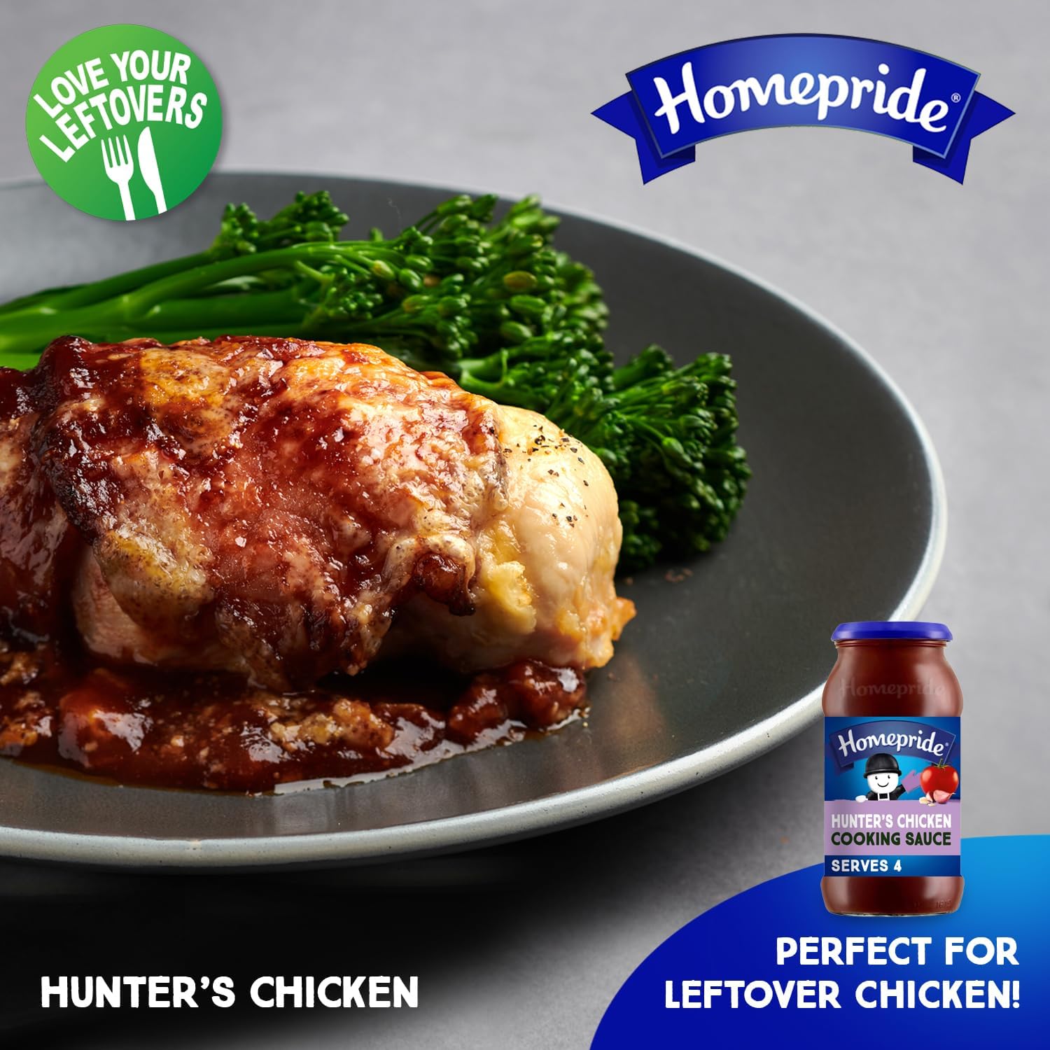 Homepride Sweet & Smoky Hunter's Chicken Cooking Sauce, 485g Jar 4