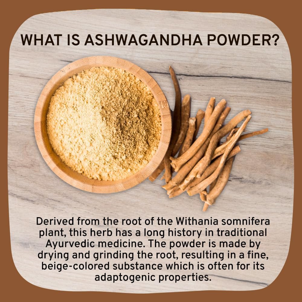 HANDPICK Ashwagandha Root Powder - Withania Somnifera - 100% Natural Non-GMO Vegan Herb from India (200g) 9