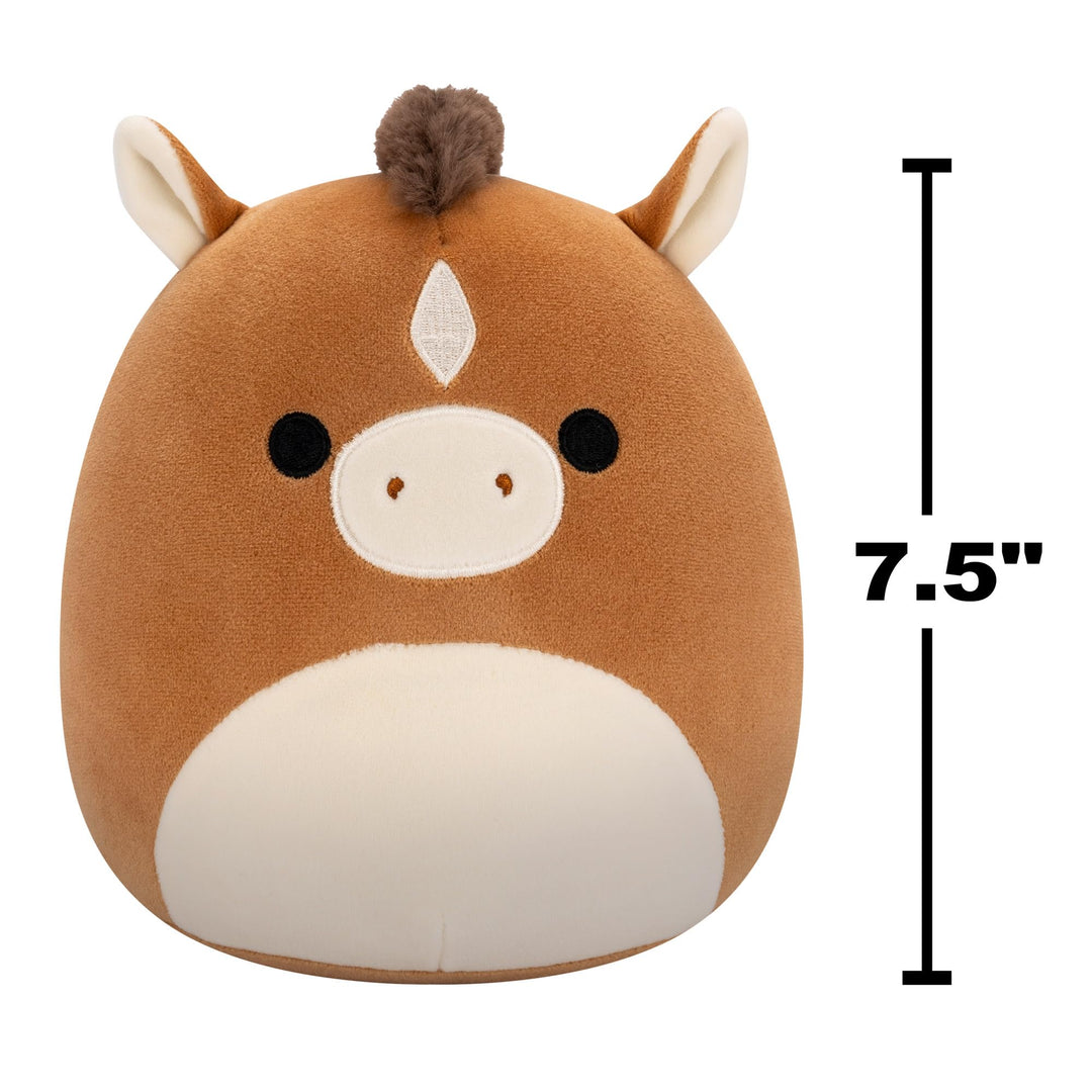 Squishmallows Philip the Brown Horse - 7.5-Inch Super Soft Plush Collectible