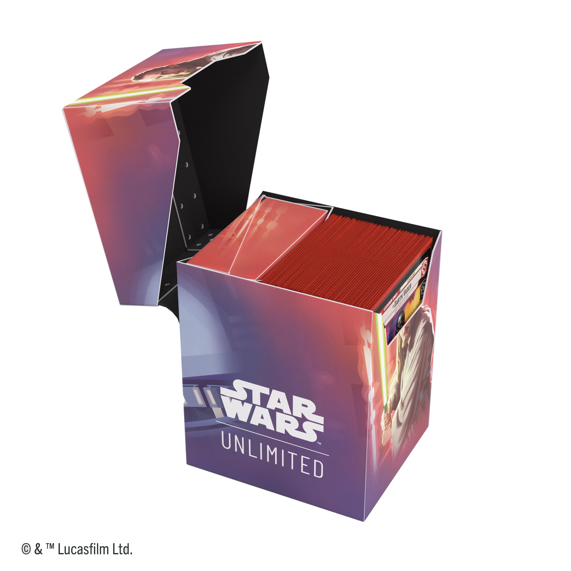 Gamegenic Star Wars: Unlimited Soft Crate Set 5 - Qui-Gon Jinn | Trading Card Storage Box 3