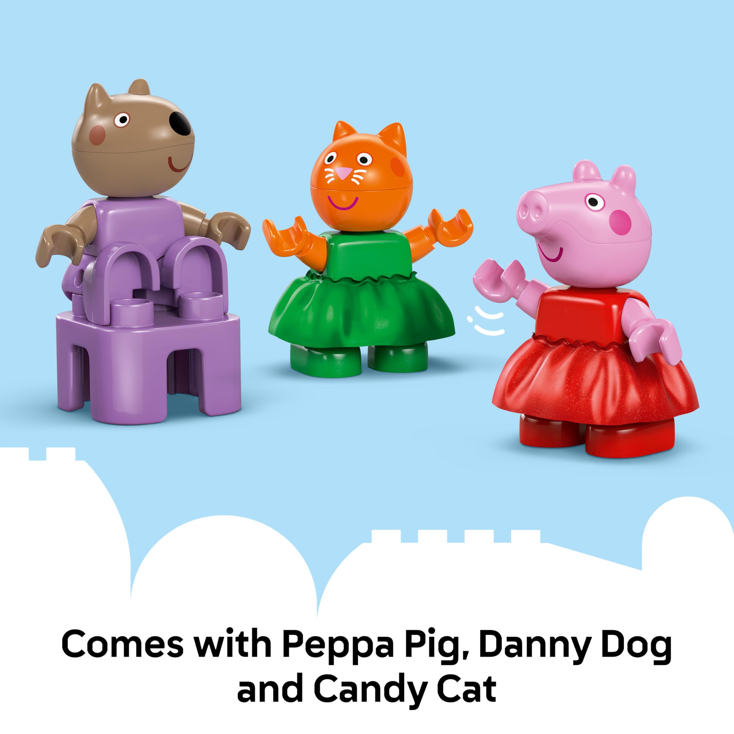 LEGO DUPLO Peppa Pig Funfair Building Set - 2+ Years, Fine Motor Skills Toy | Model 10453 6