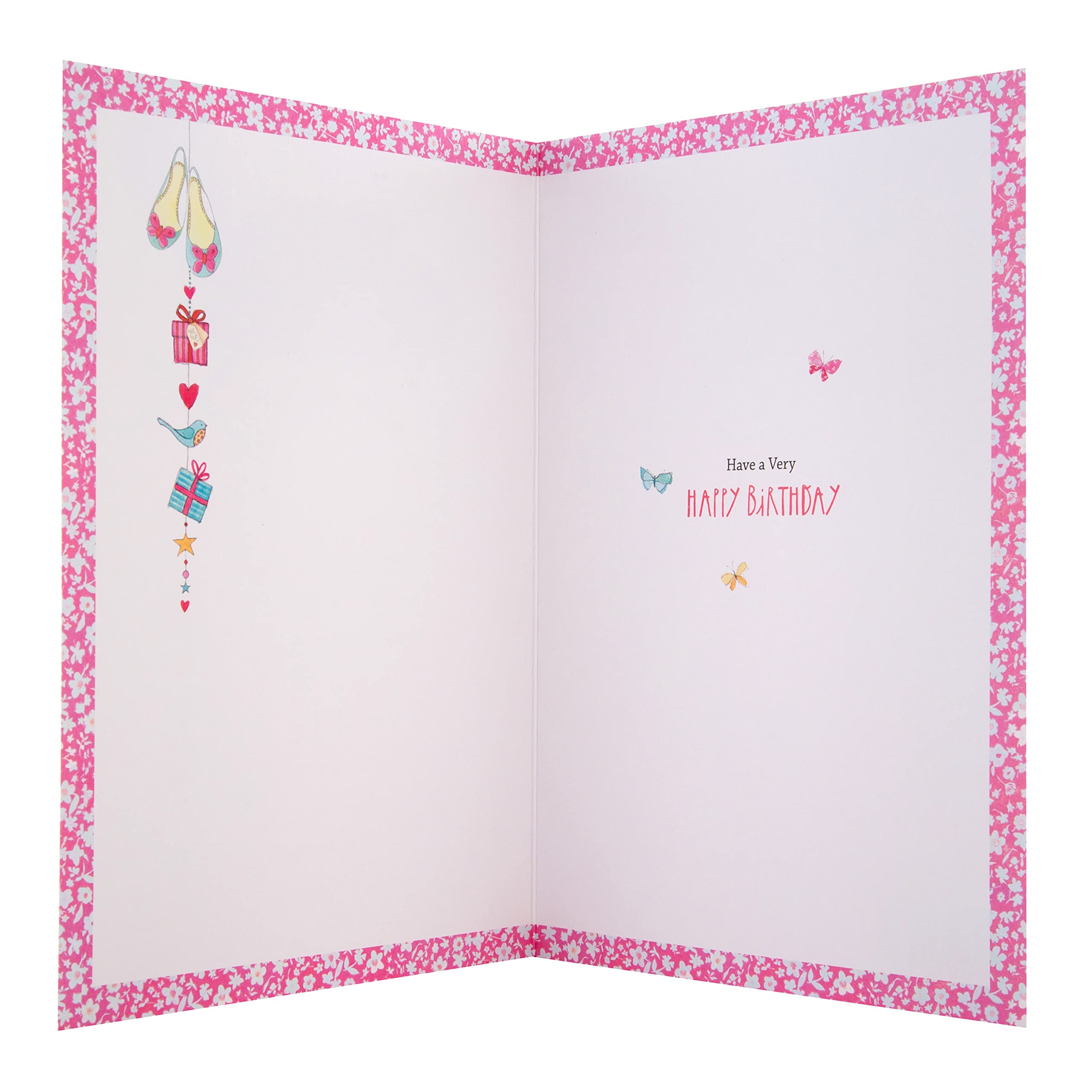 Hallmark Birthday Card - Classic Design with 3D Effect & Gold Foil Lettering 2