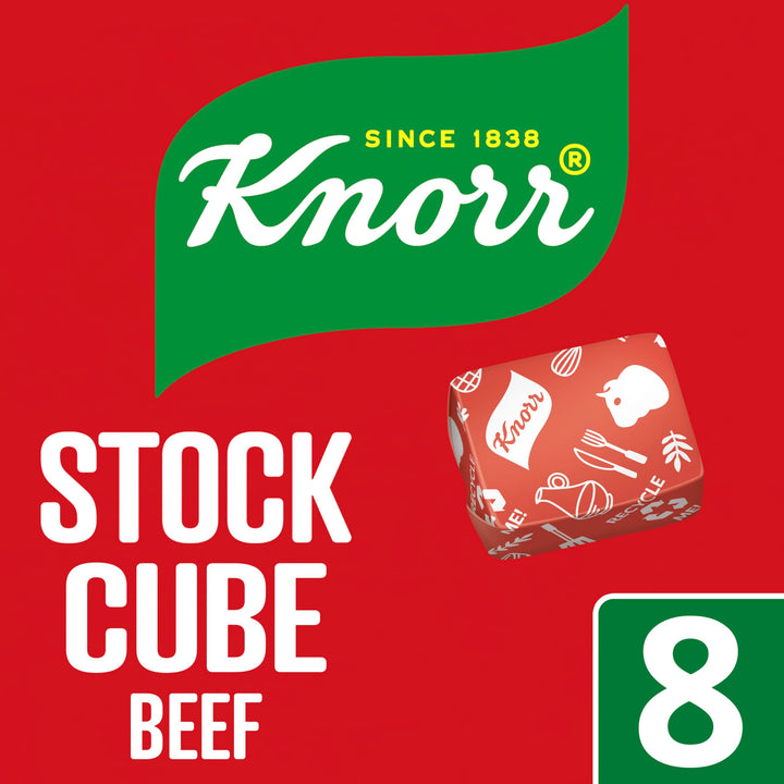Knorr Beef Stock Cubes Gluten-Free 8 x 10g