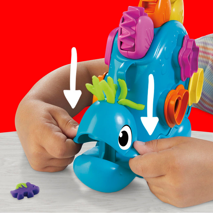 Play-Doh Shapes & Colours Dinosaur Toy - Preschool Creative Playset for Ages 3+