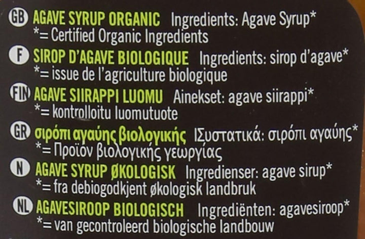 Biona Organic Agave Light Syrup, 250ml
