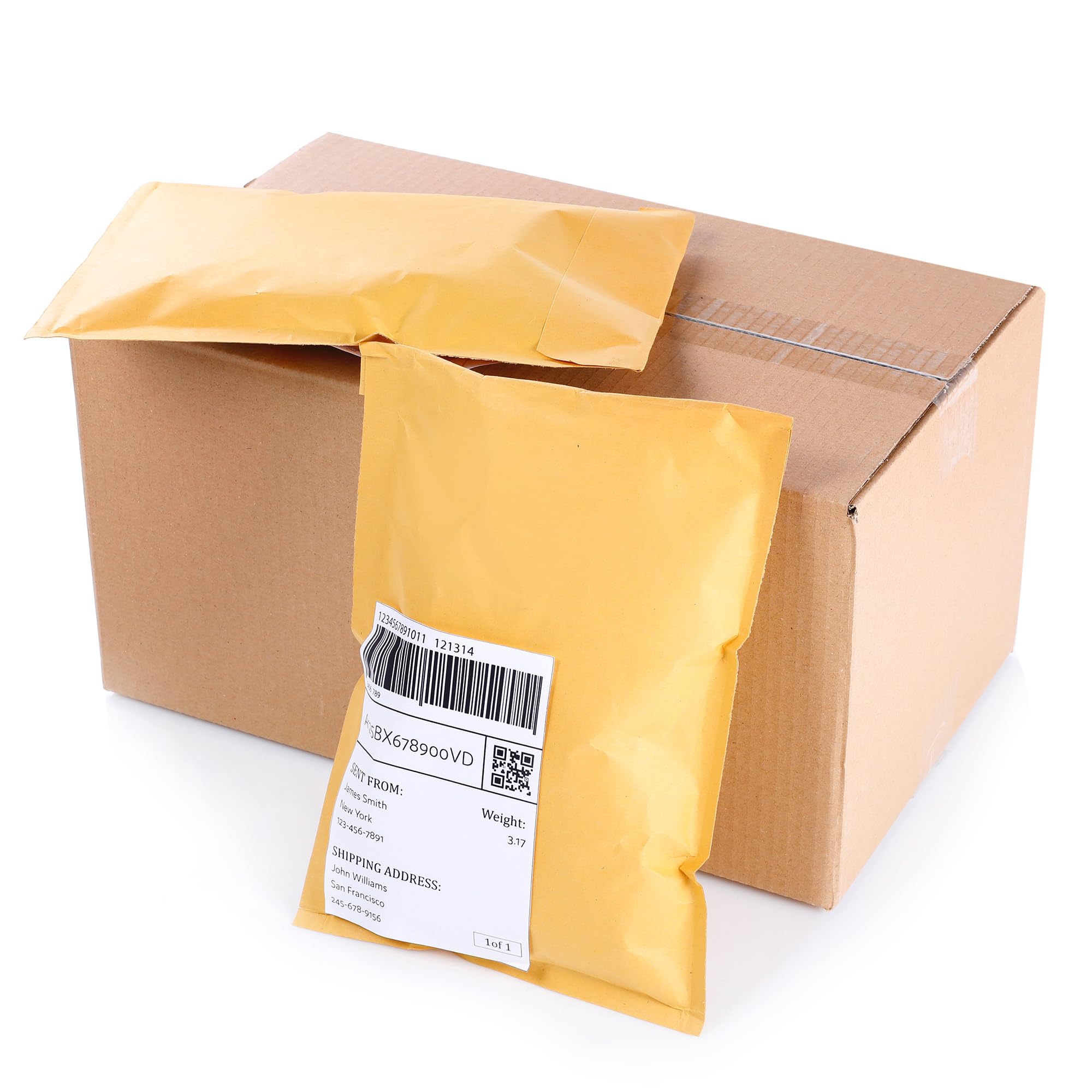 Merrimen Padded Envelope Mailers - A3 Size, 10 Pack Gold | Lightweight Protective Shipping 7