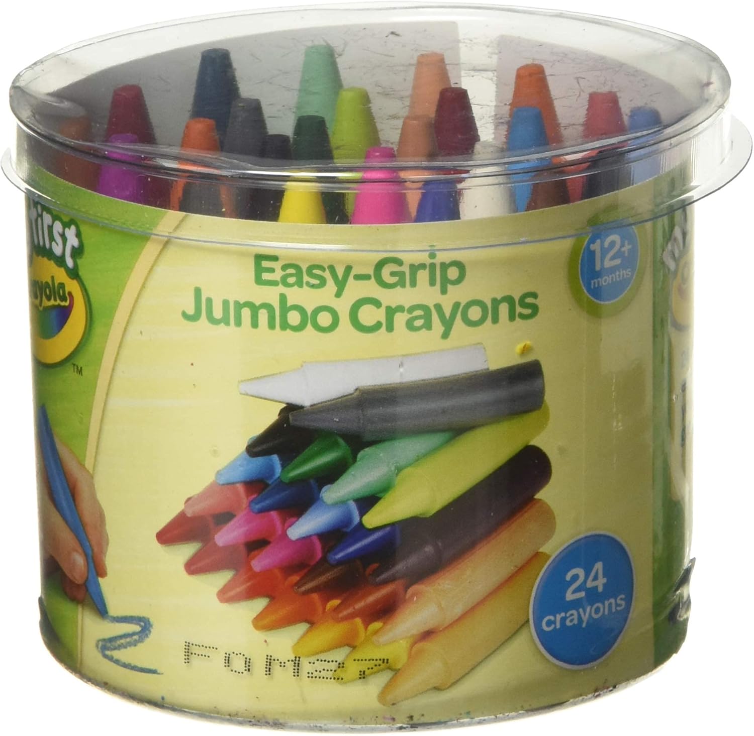 Crayola My First Easy Grip Jumbo-Buntstifte – 24 Stück für Kleinkinder 5