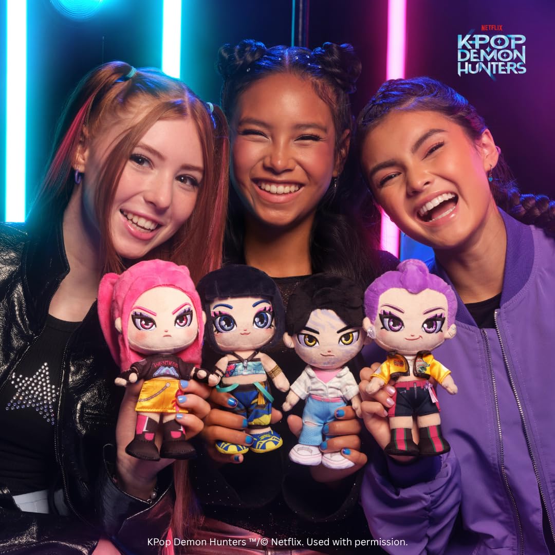 Jazwares KPop Demon Hunters Zoey Plush - 8-Inch Collectible Stuffed Toy | Ages 3+ 2