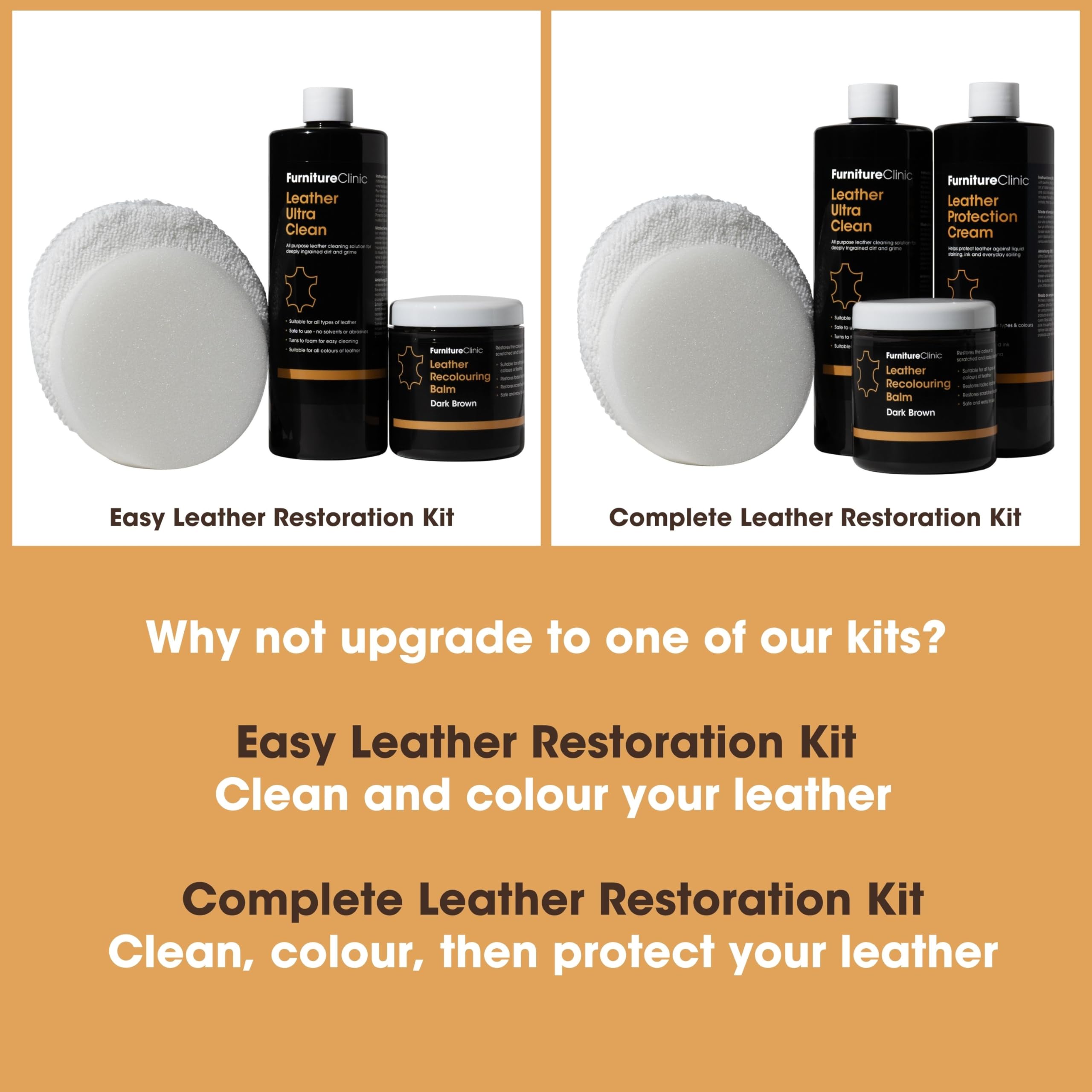 Furniture Clinic Leather Recolouring Balm - Maroon Shade for Sofas, Car Seats, Shoes & Clothing 7