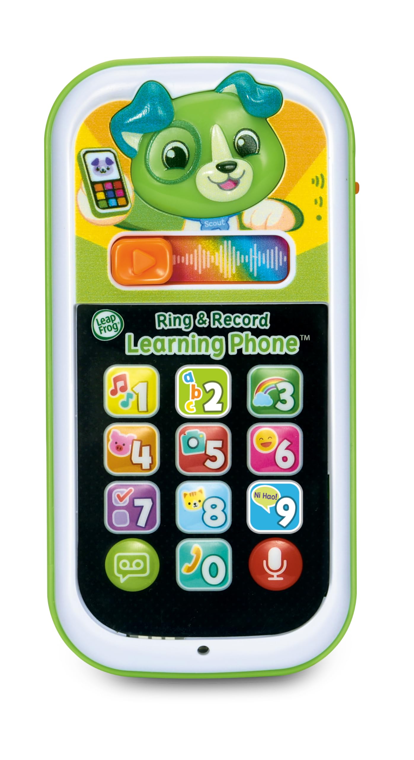 VTech Scout's Ring & Record Learning Phone - Interactive Voice Recording | Ages 6+ Months