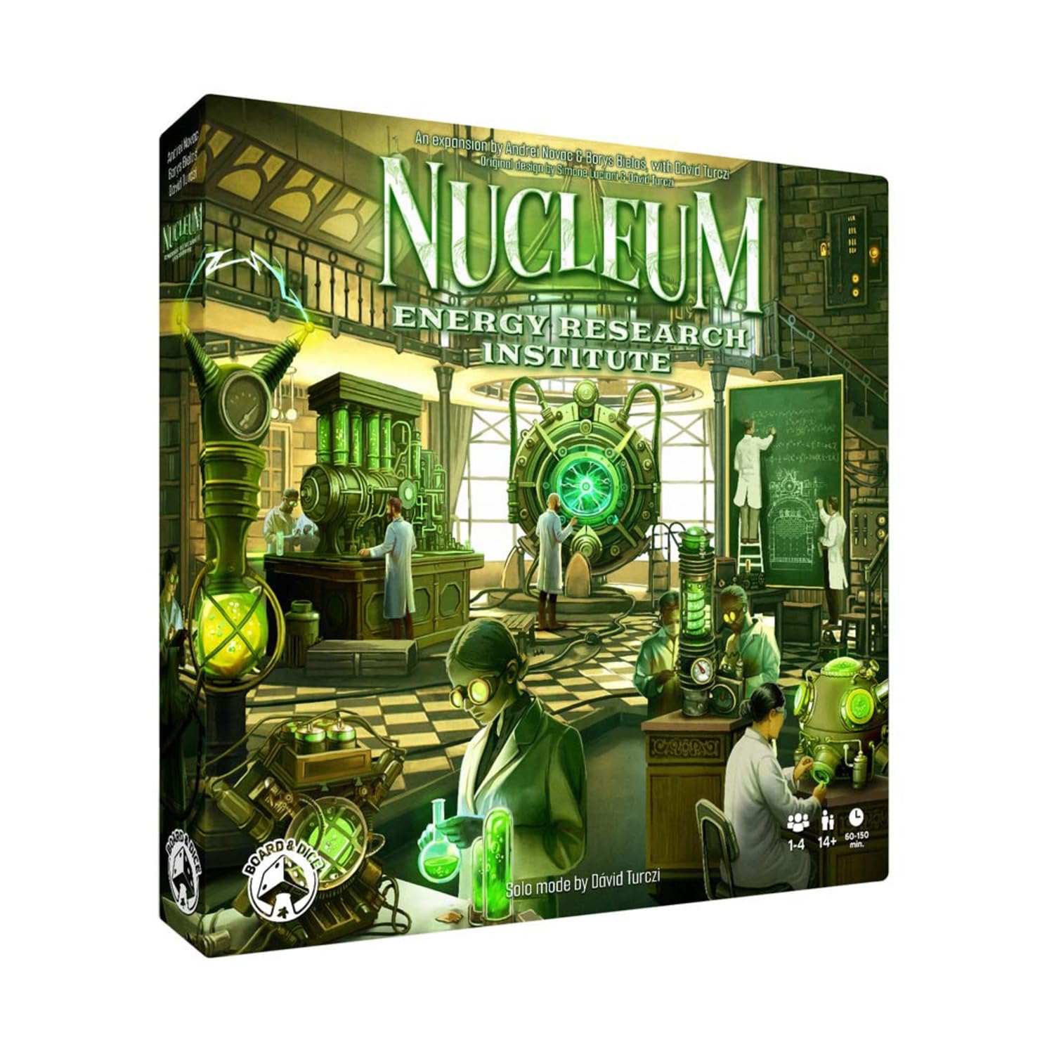 Board & Dice Nucleum: Energy Research Institute Expansion - Heavy Eurogame Strategy | English | Ages 14+ 1