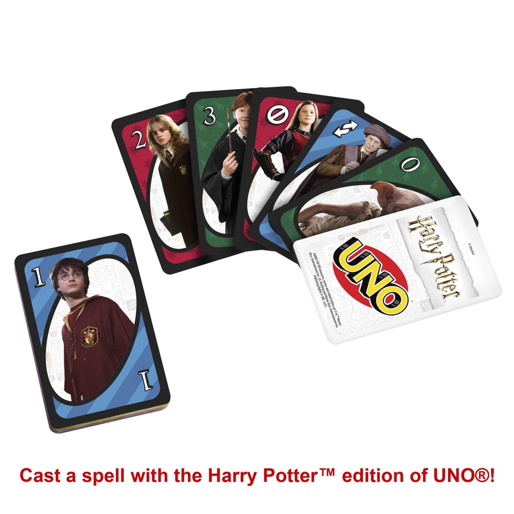 Mattel Games UNO Harry Potter Card Game - 112 Cards | 2-10 Players | Ages 7+ | FNC42 3