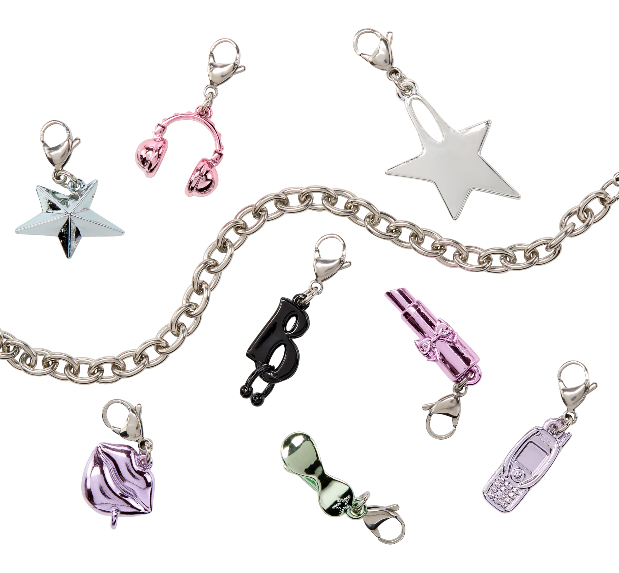 Bratz Charmz Sasha Fashion Doll | Collectible Charm Bracelet | Multicolor Plastic 9