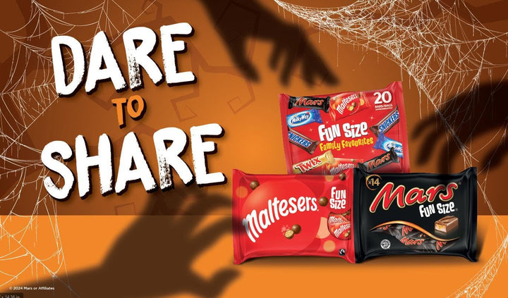 Mars Family Favourites Mixed Bulk Chocolate Multipack 358g - 20 Fun Size Bars & Bags