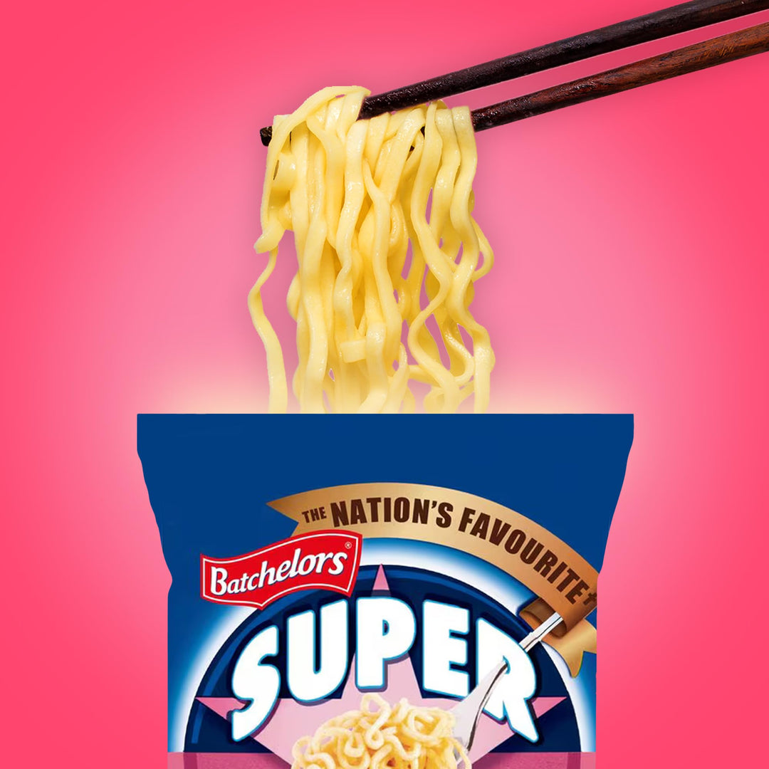 Batchelors Super Noodles Bacon Flavour Instant Snack 90g