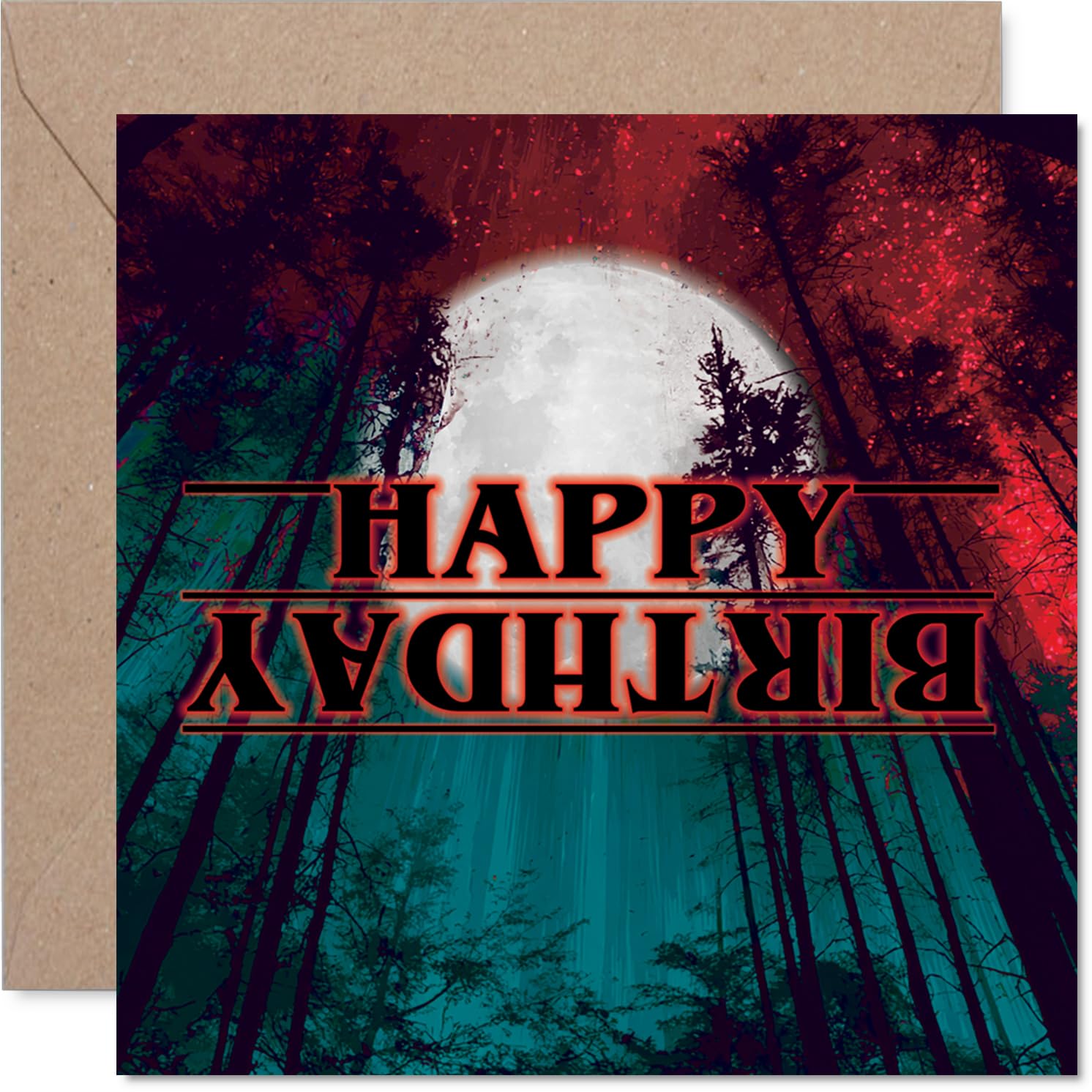Stuff4 Sci Fi Themed Birthday Card for Men & Women | 145mm Square | Uncoated Interior